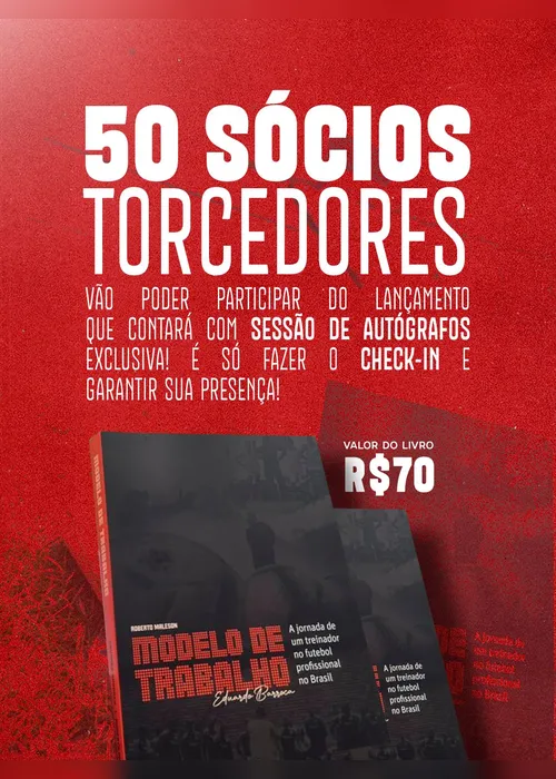 
				Eduardo Barroca lança livro 'Modelo de Trabalho' em Maceió
			
			