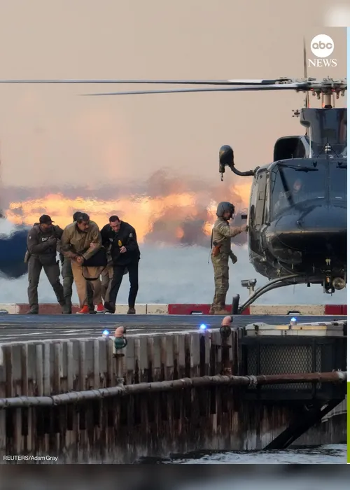 <br /> Maduro já está em tribunal de Nova York para audiência; veja imagens<br /><br />