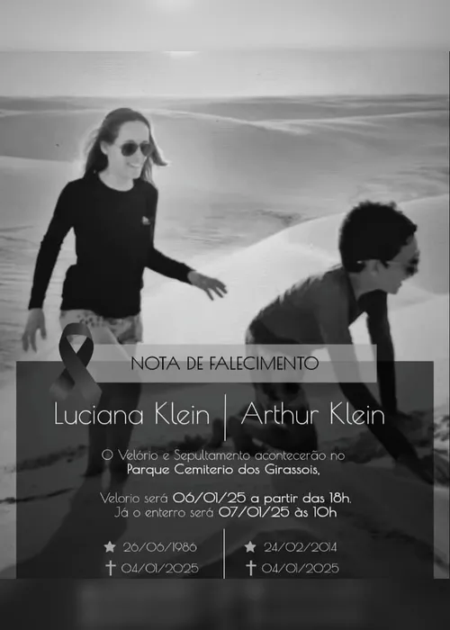 
				Quem eram Luciana e Arthur, mãe e filho mortos por choque elétrico em piscina de pousada
			
			