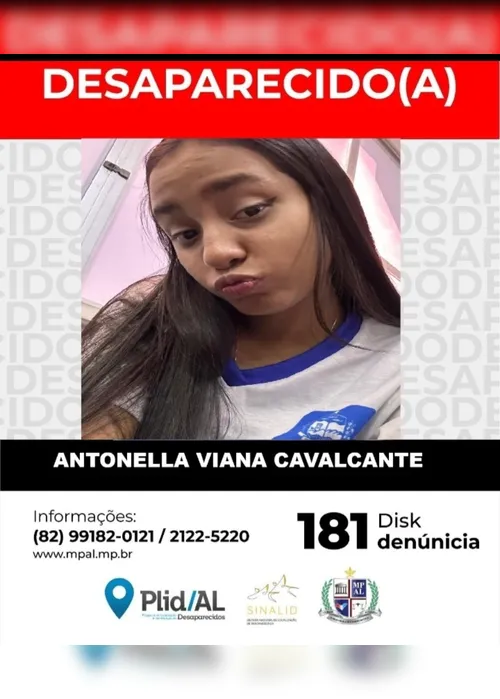 
				Família pede ajuda para encontrar adolescente desaparecida em Maceió

			