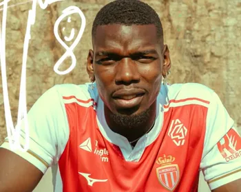 Paul Pogba está fora da lista de jogadores do Monaco na Liga dos Campeões