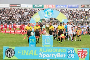 
				Pentacampeão!! CRB faz história e conquista penta do Alagoano após empate com ASA: 1x1

			
