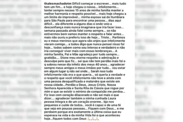 
				Leia carta na íntegra que secretário teria escrito antes de matar os dois filhos e tirar a própria vida
			
			