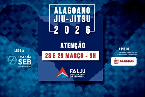
				Estadual de Jiu-Jitsu promete combates eletrizantes e recorde de atletas em Maceió
			
			