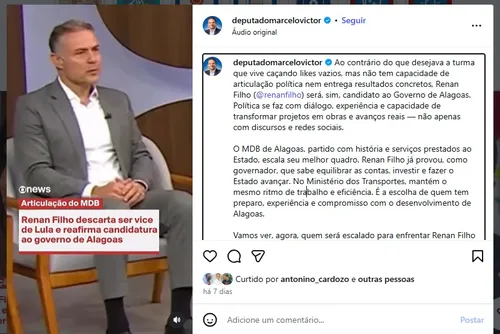 
				MV manda recado para políticos que vivem “caçando cliques vazios”
			
			