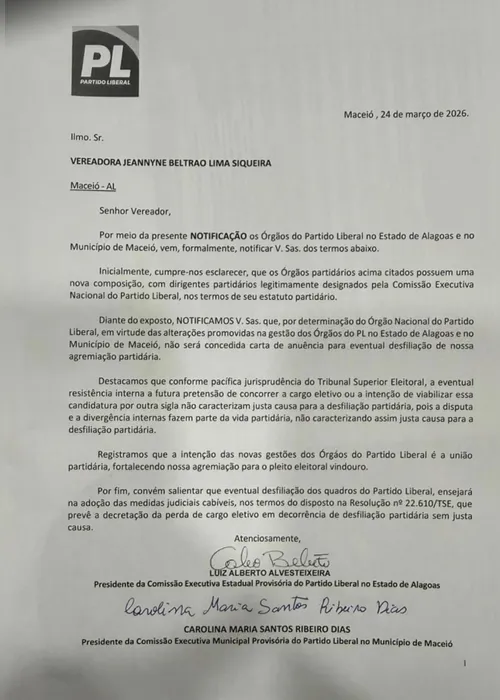 
				Vereadores ignoram PL e acompanham JHC na mudança de partido
			
			