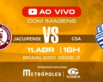 TV Gazeta e Metrópoles transmitem Jacuipense x CSA; veja onde assistir