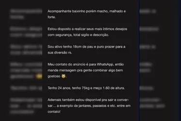 “18 cm de puro prazer”: Polícia Civil apura perfil adulto de escrivão