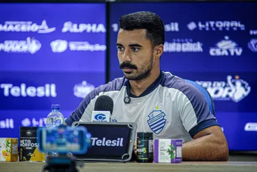 <br /> Fabrício Bigode destaca evolução com Moacir e projeta força do CSA no Rei Pelé contra o CSE<br /><br />