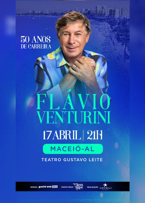 
				Flávio Venturini inicia uma nova turnê nacional em comemoração de seus 50 anos de carreira
			
			