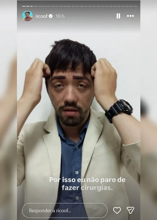 
				Rico Melquiades relembra passado em foto e choca ao abrir o jogo sobre plásticas
			
			