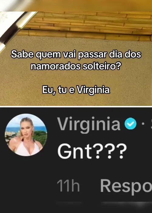 
				Virginia Fonseca reage a post sobre Dia dos Namorados solteira e recebe cantada
			
			