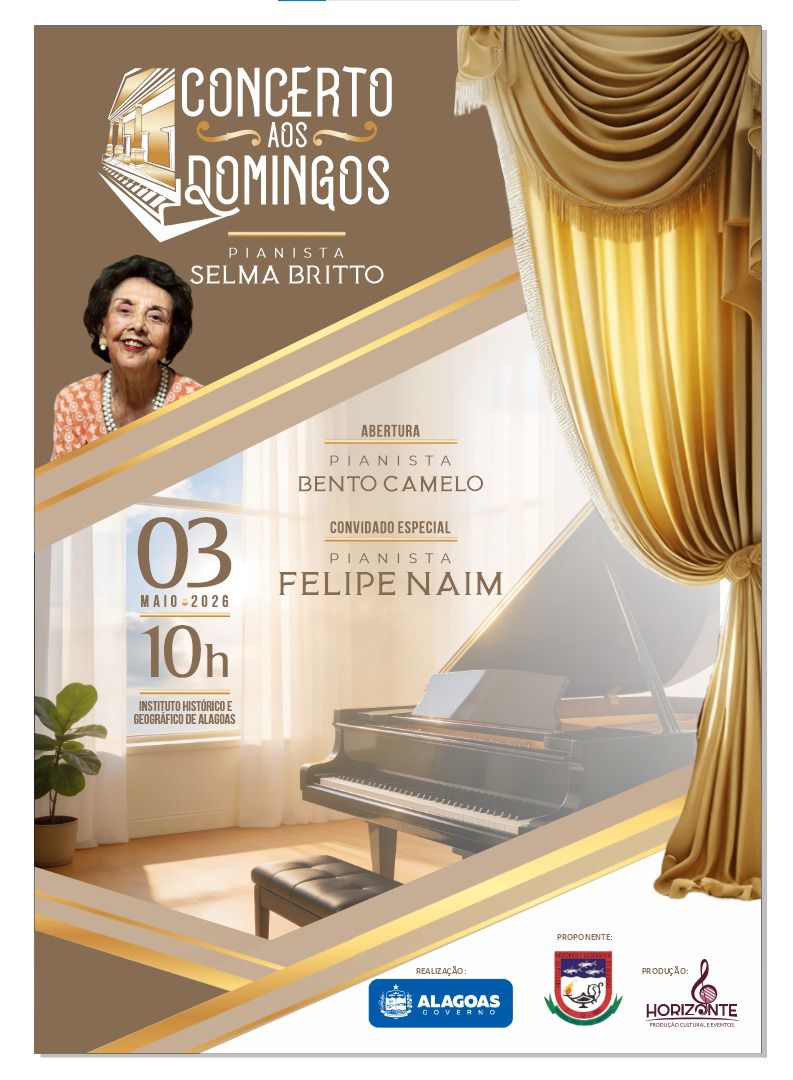 Concerto aos Domingos celebra a música erudita com encontro de