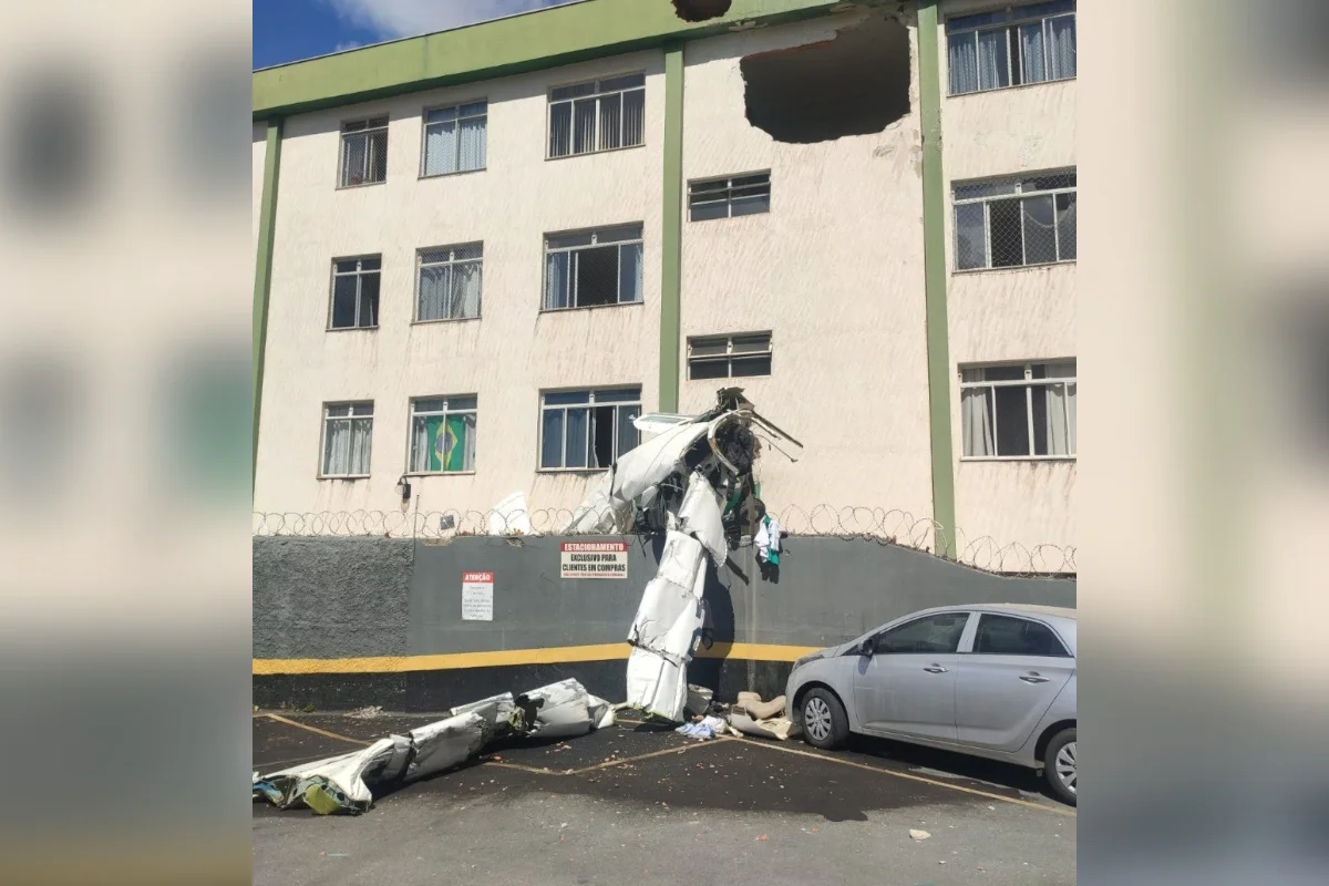 Morre terceira vítima de acidente aéreo em BH; dois estão internados