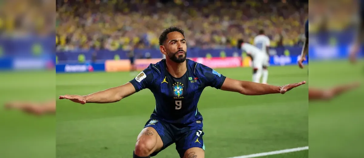 Entenda a comemoração de Matheus Cunha no gol do Brasil contra o Haiti