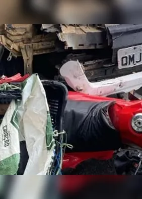 Agricultor morre após colisão entre moto e caminhonete na BR-316, em Cacimbinhas