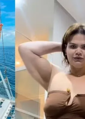 Após perder mais de 100 kg, Thais Carla veste roupa tamanho P e celebra nova fase