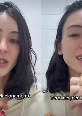 Bella Longuinho anuncia término de namoro e acusa ex de agressão