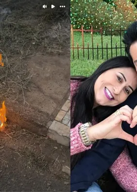Esposa de Regis Danese destrói Labubu após incêndio: “Nenhum mal terá poder sobre minha casa”