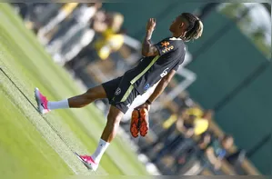 Fotos e vídeo: veja como foi o último treino da Seleção Brasileira antes de enfrentar o Egito