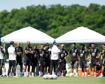 Brasil x Egito: Rayan e Léo Pereira são testados por Ancelotti; veja fotos e vídeo