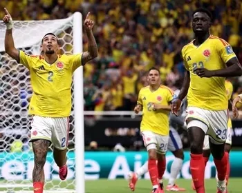 Colômbia domina, vence RD Congo e garante vaga no mata-mata da Copa