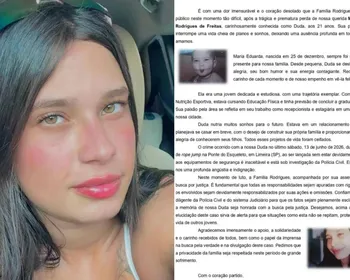 Jovem que morreu em salto de rope jump planejava casamento; leia carta