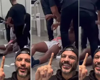 Kleber Bambam debocha de Davi Brito desmaiado após nocauteá-lo em luta: 'Eu avisei'