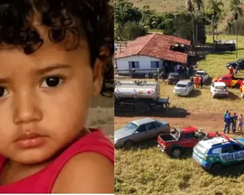 Menina de 2 anos some em fazenda e é encontrada morta; polícia investiga