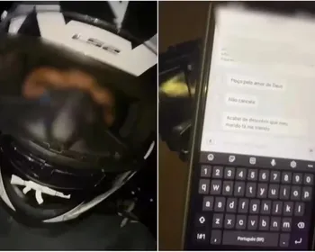 “Não cancela”, diz mulher que pediu moto de app para flagrar traição