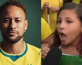 Neymar é detonado por menina durante entrevista: "É um cai-cai"