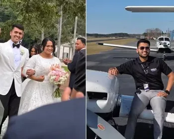 Noivo morre em queda de helicóptero momentos após deixar festa de casamento