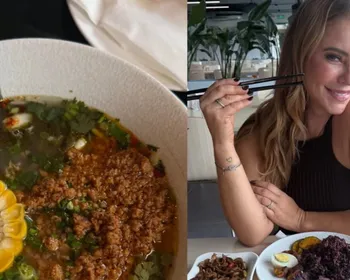 Paolla Oliveira diverte fãs ao mostrar adaptação alimentar na China; veja