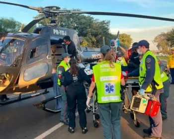 PRF recebe transfusão de sangue após ser atropelado durante blitz