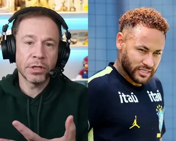 Tiago Leifert diz que gostaria de “reencarnar” como Neymar: “Gênio”