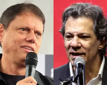 Vantagem de Tarcísio sobre Haddad diminui em nova pesquisa para o governo de SP