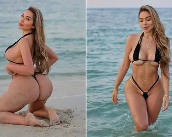 Veja fotos: miss posa com biquíni de 4cm e revela ritual com ouro para cuidar do bumbum