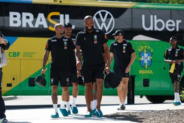 
				Brasil x Egito: Rayan e Léo Pereira são testados por Ancelotti; veja fotos e vídeo
			
			
