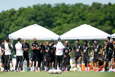 
				Brasil x Egito: Rayan e Léo Pereira são testados por Ancelotti; veja fotos e vídeo
			
			