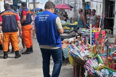 
				Comerciantes são flagrados vendendo fogos irregulares em feira livre de Penedo
			
			