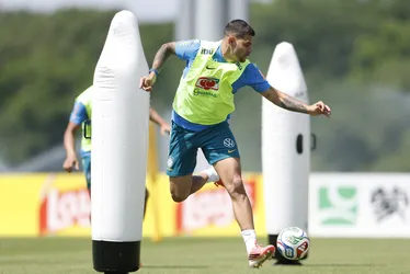 
				Seleção Brasileira realiza rotina de treinamento nesta terça-feira (9); confira imagens
			
			