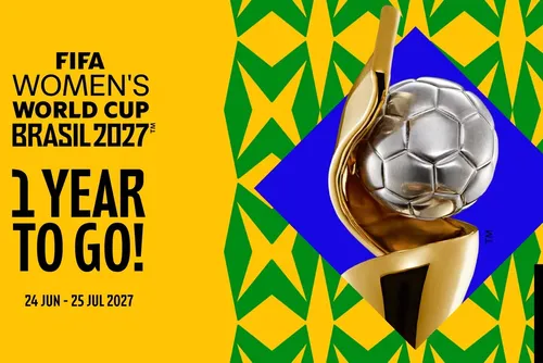
				Falta um ano para a Copa do Mundo Feminina no Brasil
			
			