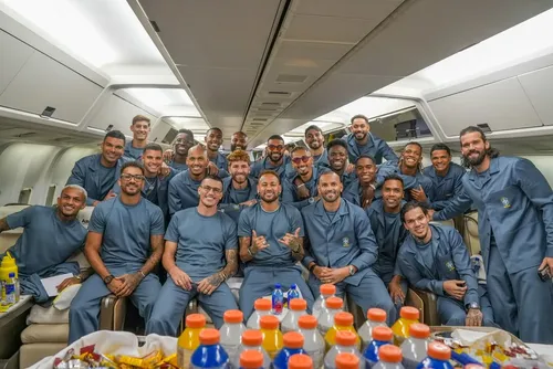 
				Veja como foi o embarque da Seleção Brasileira para a Copa do Mundo
			
			