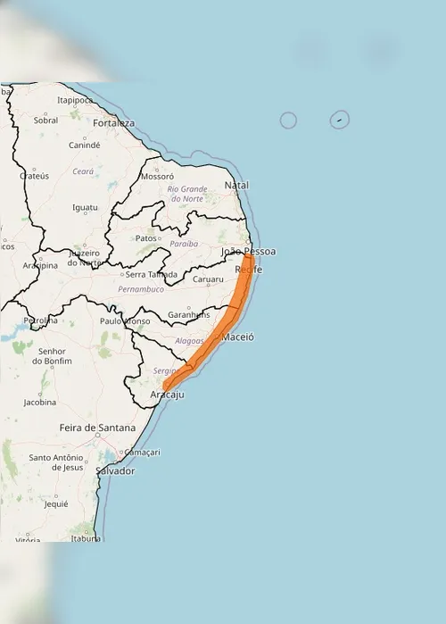 
				AL tem alerta de chuvas intensas para todos os municípios até sábado, aponta Inmet
			
			