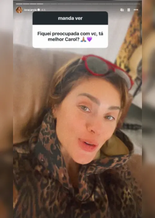 
				Carolina Dieckmann atualiza estado de saúde após infecção renal grave
			
			