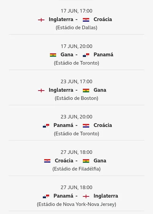 
				Copa do Mundo 2026: confira a tabela de jogos, horário e datas
			
			