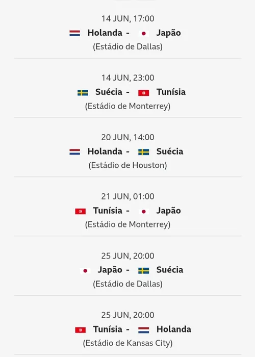 
				Copa do Mundo 2026: confira a tabela de jogos, horário e datas
			
			