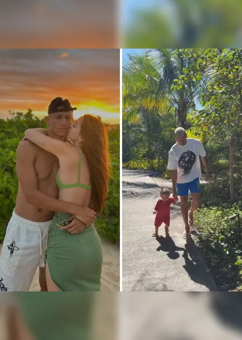 
				Richarlison curte férias em Trancoso ao lado da esposa e do filho
			
			