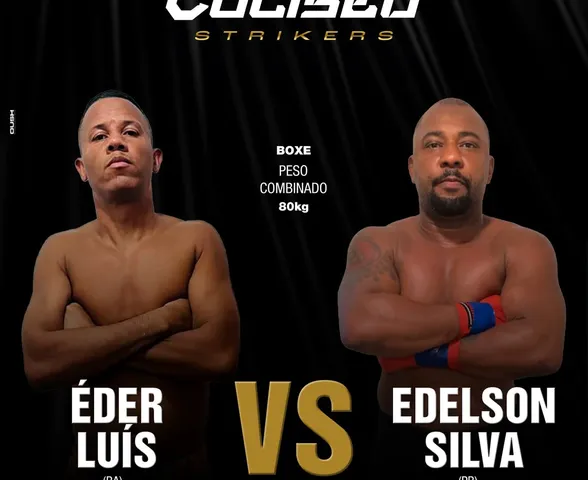 Coliseu Strikers: Éder Luís enfrenta Edelson Silva na sexta luta do card