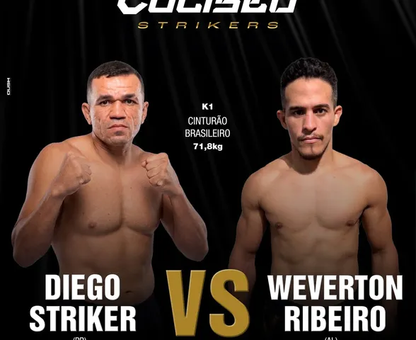 Diego Striker x Weverton Ribeiro incendeiam o card do Coliseu Strikers